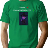 K-Pop Demon Hunter T-Shirt for Men & Women, T-Shirts Graphic Tee - Green
