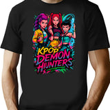 K-Pop Demon Hunters Art - 1 T-Shirt for Men & Women, T-Shirts Graphic Tee - Black