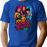 K-Pop Demon Hunters Art - 1 T-Shirt for Men & Women, T-Shirts Graphic Tee - Blue