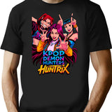 K-Pop Demon Hunters Art - 11 T-Shirt for Men & Women, T-Shirts Graphic Tee - Black