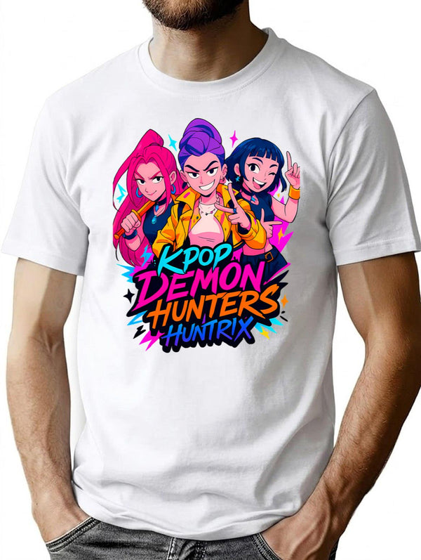 K-Pop Demon Hunters Art - 12 T-Shirt for Men & Women, T-Shirts Graphic Tee - White