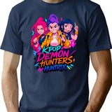 K-Pop Demon Hunters Art - 12 T-Shirt for Men & Women, T-Shirts Graphic Tee - Navy