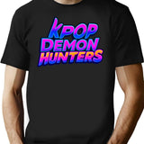 K-Pop Demon Hunters Art - 3 T-Shirt for Men & Women, T-Shirts Graphic Tee - Black