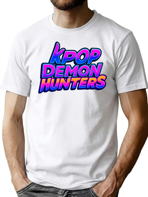 K-Pop Demon Hunters Art - 3 T-Shirt for Men & Women, T-Shirts Graphic Tee - White