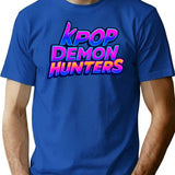 K-Pop Demon Hunters Art - 3 T-Shirt for Men & Women, T-Shirts Graphic Tee - Blue