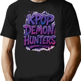 K-Pop Demon Hunters Art - 4 T-Shirt for Men & Women, T-Shirts Graphic Tee - Black
