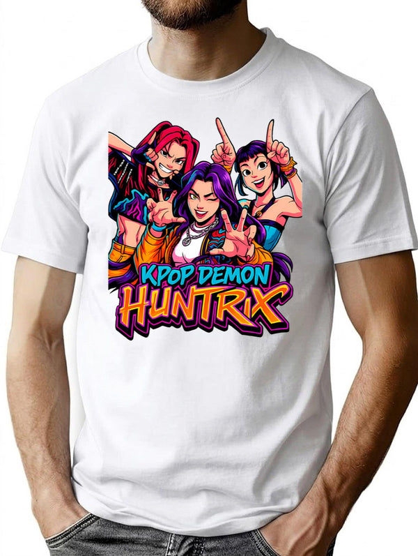 K-Pop Demon Hunters Art - 6 T-Shirt for Men & Women, T-Shirts Graphic Tee - White