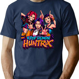K-Pop Demon Hunters Art - 6 T-Shirt for Men & Women, T-Shirts Graphic Tee - Navy