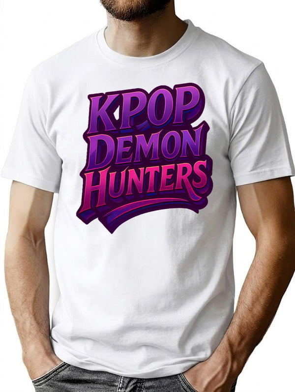 K-Pop Demon Hunters Art - 7 T-Shirt for Men & Women, T-Shirts Graphic Tee - White