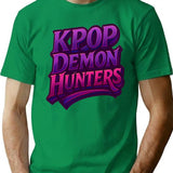K-Pop Demon Hunters Art - 7 T-Shirt for Men & Women, T-Shirts Graphic Tee - Green