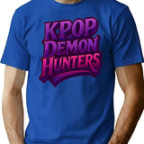 K-Pop Demon Hunters Art - 7 T-Shirt for Men & Women, T-Shirts Graphic Tee - Blue