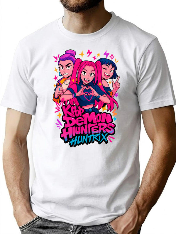 K-Pop Demon Hunters Art - 8 T-Shirt for Men & Women, T-Shirts Graphic Tee - White