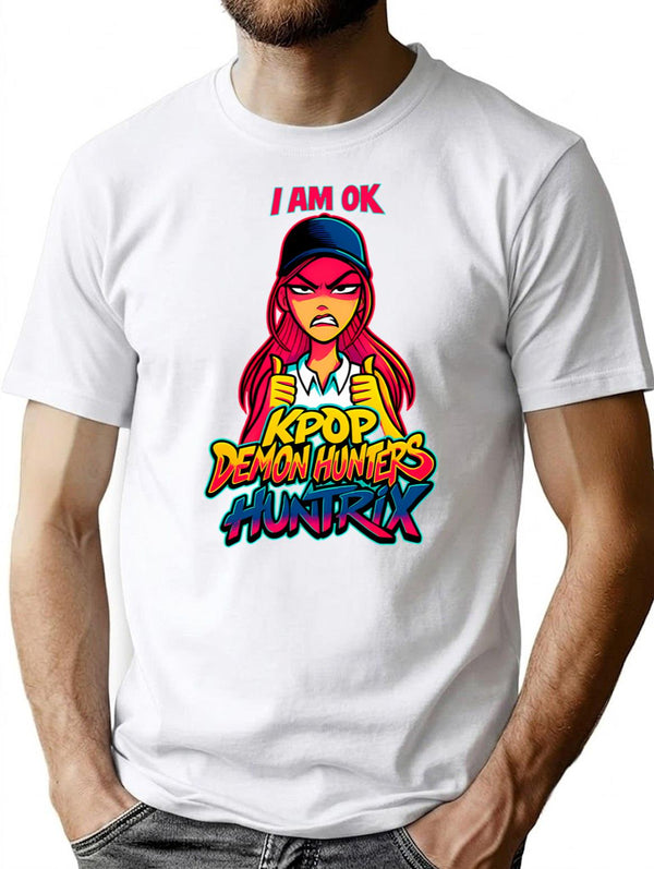 K-Pop Demon Hunters Art Mira- 16 T-Shirt for Men & Women, T-Shirts Graphic Tee - White
