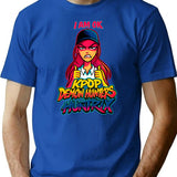 K-Pop Demon Hunters Art Mira- 16 T-Shirt for Men & Women, T-Shirts Graphic Tee - Blue