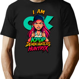 K-Pop Demon Hunters Art Mira- 17 T-Shirt for Men & Women, T-Shirts Graphic Tee - Black