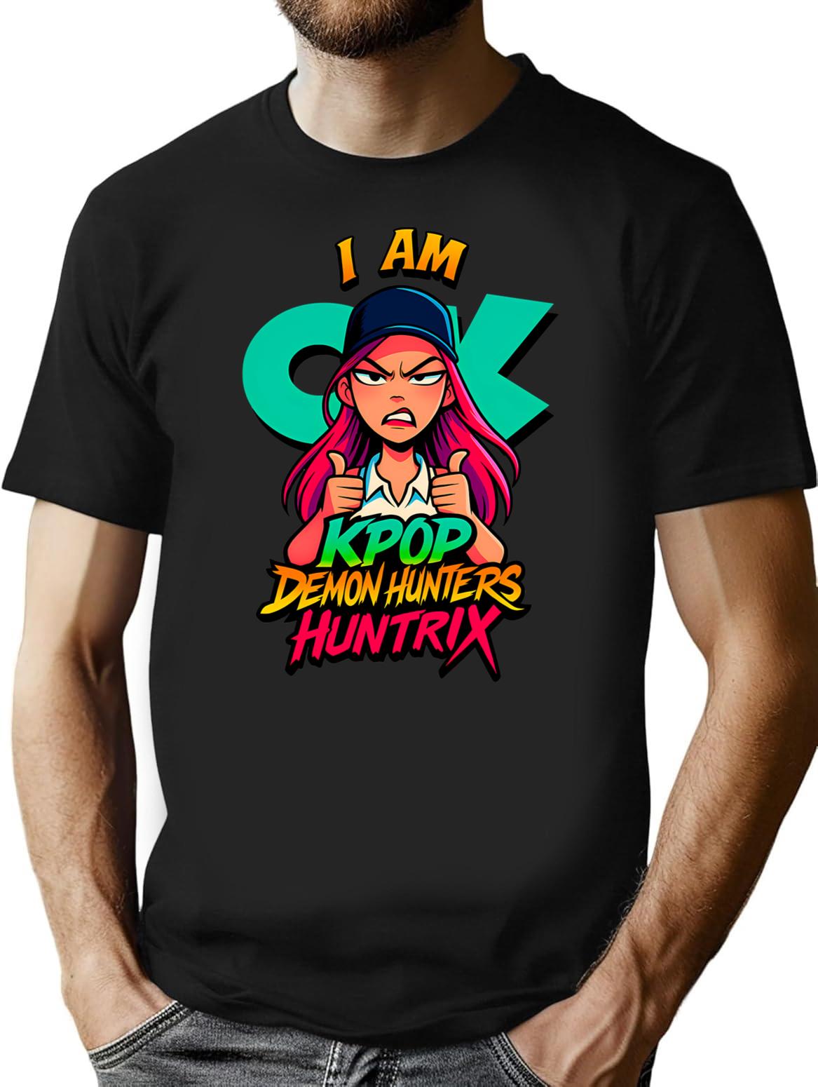 K-Pop Demon Hunters Art Mira- 17 T-Shirt for Men & Women, T-Shirts Graphic Tee - Black