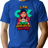K-Pop Demon Hunters Art Mira- 17 T-Shirt for Men & Women, T-Shirts Graphic Tee - Blue
