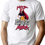 K-Pop Demon Hunters Art Mira- 19 T-Shirt for Men & Women, T-Shirts Graphic Tee - White