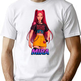K-Pop Demon Hunters Art Mira- 3 T-Shirt for Men & Women, T-Shirts Graphic Tee - White