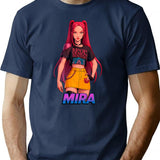 K-Pop Demon Hunters Art Mira- 3 T-Shirt for Men & Women, T-Shirts Graphic Tee - Navy
