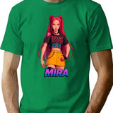 K-Pop Demon Hunters Art Mira- 3 T-Shirt for Men & Women, T-Shirts Graphic Tee - Green