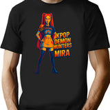 K-Pop Demon Hunters Art Mira- 9 T-Shirt for Men & Women, T-Shirts Graphic Tee - Black