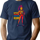 K-Pop Demon Hunters Art Rumi- 11 T-Shirt for Men & Women, T-Shirts Graphic Tee - Navy