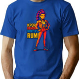 K-Pop Demon Hunters Art Rumi- 11 T-Shirt for Men & Women, T-Shirts Graphic Tee - Blue