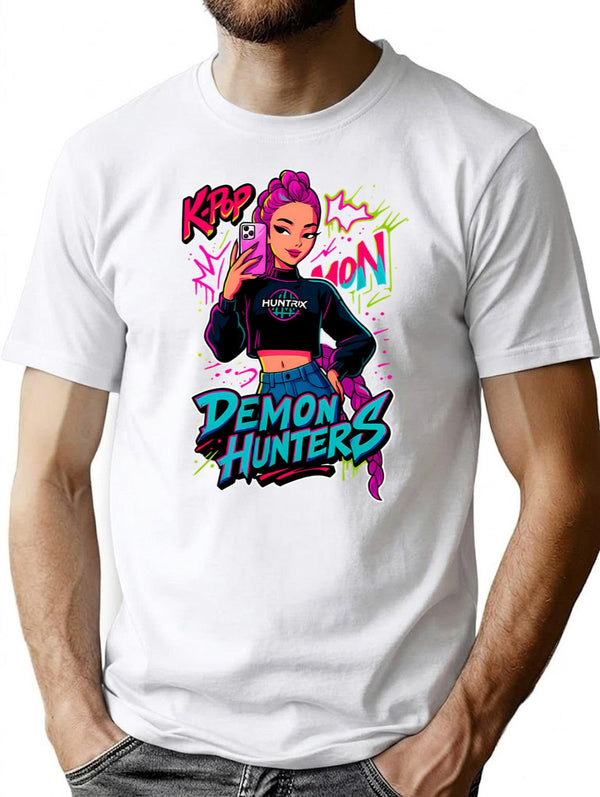 K-Pop Demon Hunters Art Rumi - 19 T-Shirt for Men & Women, T-Shirts Graphic Tee - White