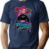 K-Pop Demon Hunters Art Rumi - 19 T-Shirt for Men & Women, T-Shirts Graphic Tee - Navy