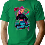 K-Pop Demon Hunters Art Rumi - 19 T-Shirt for Men & Women, T-Shirts Graphic Tee - Green