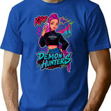 K-Pop Demon Hunters Art Rumi - 19 T-Shirt for Men & Women, T-Shirts Graphic Tee - Blue