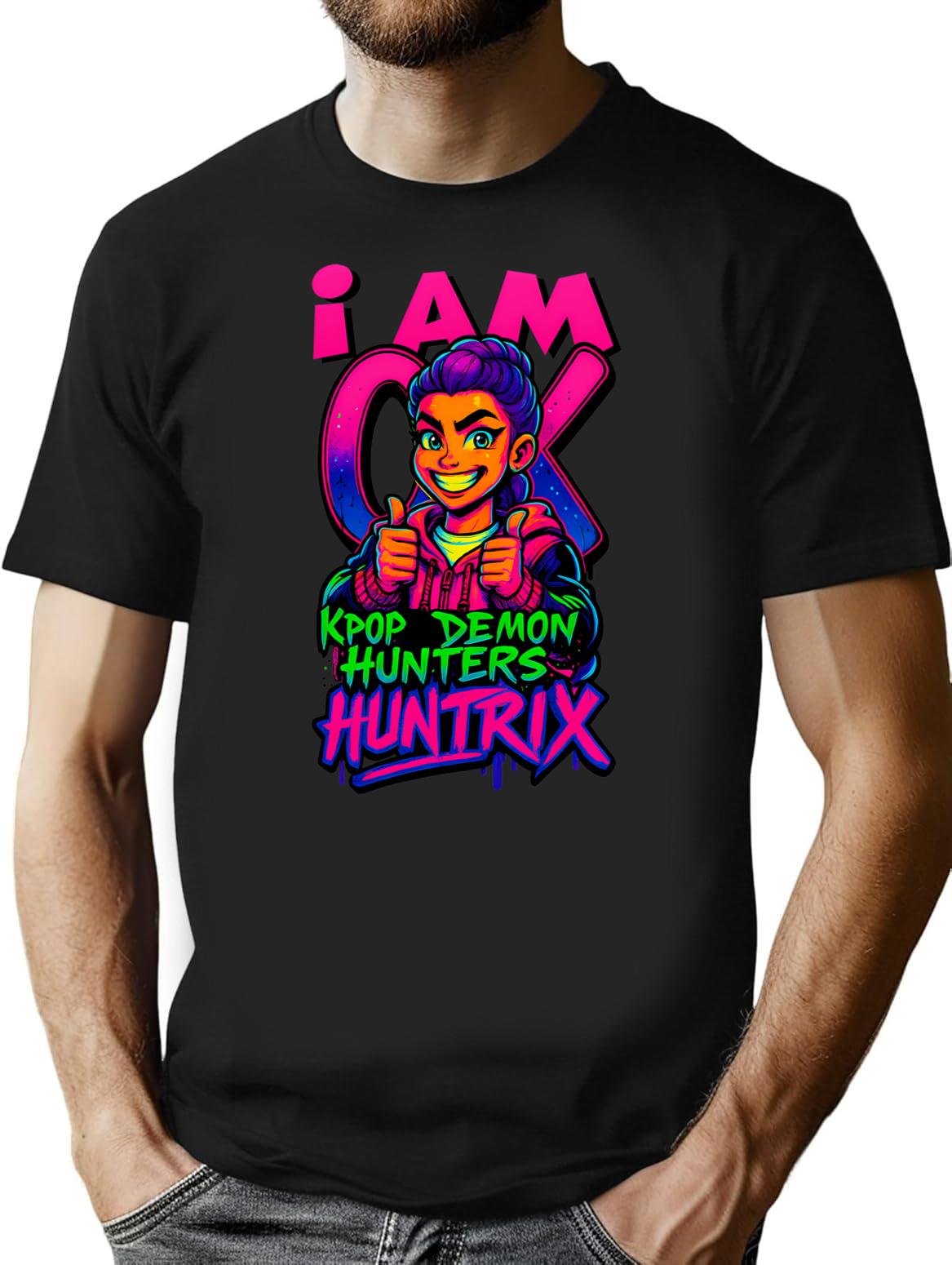 K-Pop Demon Hunters Art Rumi - 20 T-Shirt for Men & Women, T-Shirts Graphic Tee - Black