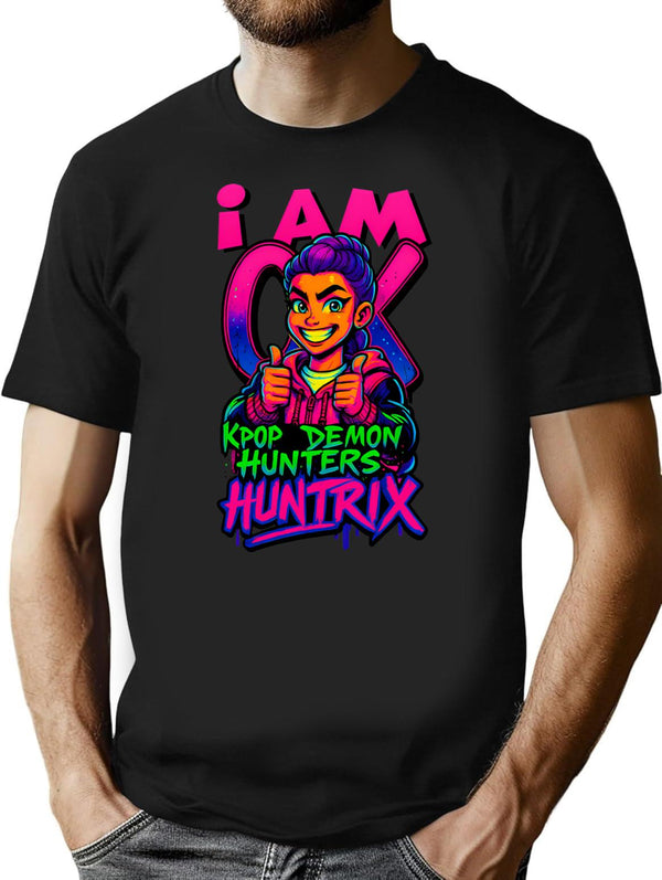 K-Pop Demon Hunters Art Rumi - 20 T-Shirt for Men & Women, T-Shirts Graphic Tee - Black