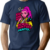 K-Pop Demon Hunters Art Rumi - 21 T-Shirt for Men & Women, T-Shirts Graphic Tee - Navy