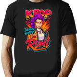 K-Pop Demon Hunters Art Rumi- 3 T-Shirt for Men & Women, T-Shirts Graphic Tee - Black