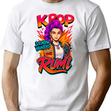 K-Pop Demon Hunters Art Rumi- 3 T-Shirt for Men & Women, T-Shirts Graphic Tee - White