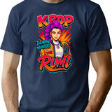 K-Pop Demon Hunters Art Rumi- 3 T-Shirt for Men & Women, T-Shirts Graphic Tee - Navy