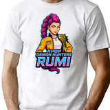 K-Pop Demon Hunters Art Rumi- 8 T-Shirt for Men & Women, T-Shirts Graphic Tee - White