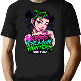 K-Pop Demon Hunters Art Zoey - 15 T-Shirt for Men & Women, T-Shirts Graphic Tee - Black
