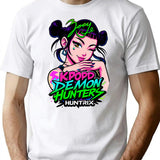 K-Pop Demon Hunters Art Zoey - 15 T-Shirt for Men & Women, T-Shirts Graphic Tee - White