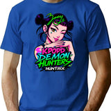 K-Pop Demon Hunters Art Zoey - 15 T-Shirt for Men & Women, T-Shirts Graphic Tee - Blue