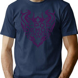 K-Pop Demon Hunters Dark Idol Vibes T-Shirt for Men & Women, T-Shirts Graphic Tee - Navy