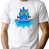 K-Pop Demon Hunters - Derpy Sussy Splatter T-Shirt for Men & Women, T-Shirts Graphic Tee - White