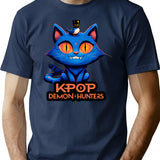 K-Pop Demon Hunters - Derpy Sussy T-Shirt for Men & Women, T-Shirts Graphic Tee - Navy