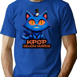 K-Pop Demon Hunters - Derpy Sussy T-Shirt for Men & Women, T-Shirts Graphic Tee - Blue