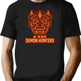 K-Pop Demon Hunters Korean Art Fusion T-Shirt for Men & Women, T-Shirts Graphic Tee - Black