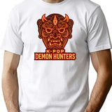 K-Pop Demon Hunters Korean Art Fusion T-Shirt for Men & Women, T-Shirts Graphic Tee - White