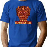 K-Pop Demon Hunters Korean Art Fusion T-Shirt for Men & Women, T-Shirts Graphic Tee - Blue