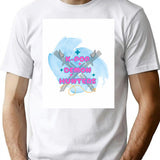 K-Pop Demon Hunters Sticker Art T-Shirt for Men & Women, T-Shirts Graphic Tee - White